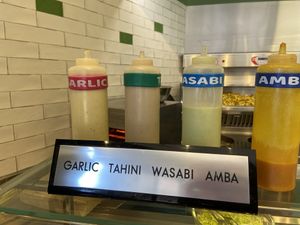 Sauces  at Maoz in The Hague
