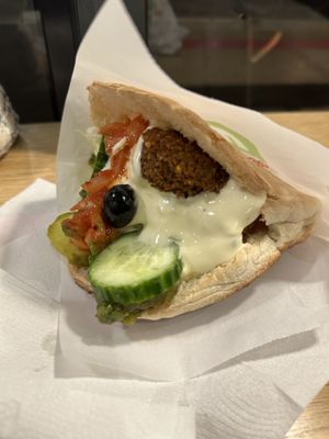   at Maoz in The Hague