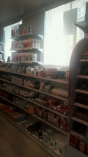 Huge selection of beauty products at Helsam City - Vendersgade in Copenhagen
