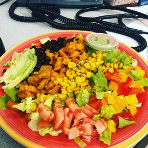Deconstructed Taco bowl at Logical Sip Cafe and Coffee in Brewer