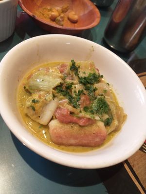 Gnocchi at Natural Oasis Cafe in Rochester