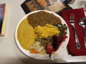 Lunch buffet   at Natural Oasis Cafe in Rochester
