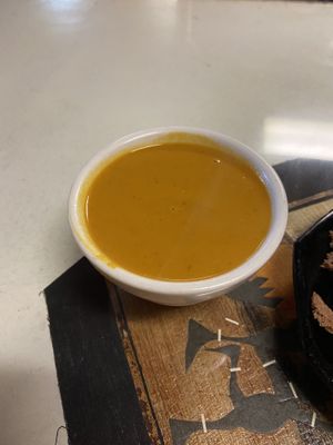 The most delicious soup!  at Natural Oasis Cafe in Rochester
