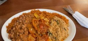 Vegetarian platter at Mary's African Cuisine in Halifax