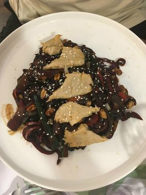 Wok at A Porta Verde in Santiago De Compostela