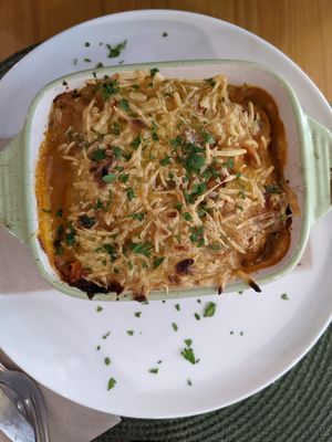 Vegan lasagna   at A Porta Verde in Santiago De Compostela