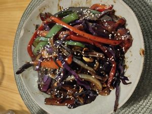 Wok vietnamita at A Porta Verde in Santiago De Compostela