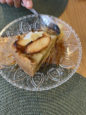 Apple pie   at A Porta Verde in Santiago De Compostela