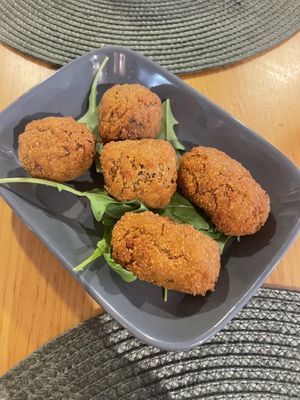 Croquettes (1/2 portion)  at A Porta Verde in Santiago De Compostela