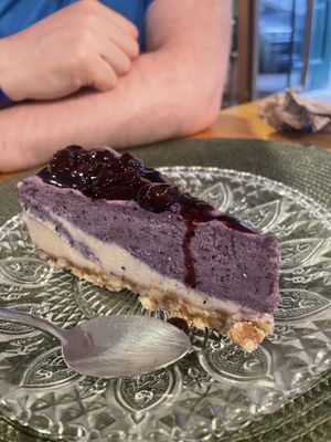 Blueberry frozen cake  at A Porta Verde in Santiago De Compostela