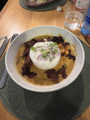 Curry Bowl    at A Porta Verde in Santiago De Compostela