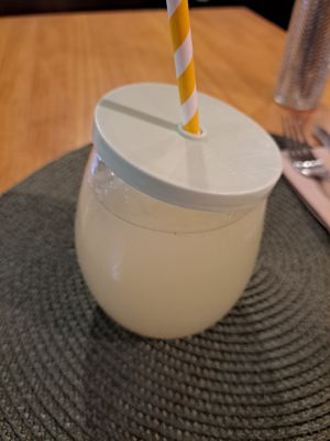 Home-made lemonade at A Porta Verde in Santiago De Compostela