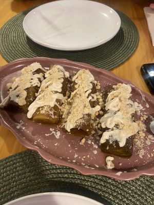Pickled leeks   at A Porta Verde in Santiago De Compostela