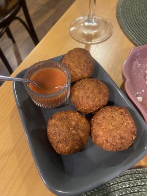 Falafel  at A Porta Verde in Santiago De Compostela