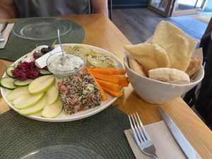 Mezze starter  at A Porta Verde in Santiago De Compostela