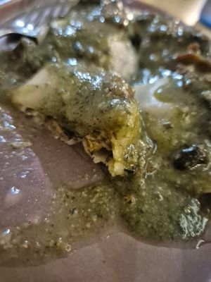 Sorrentinos (shockingly bland!) at A Porta Verde in Santiago De Compostela