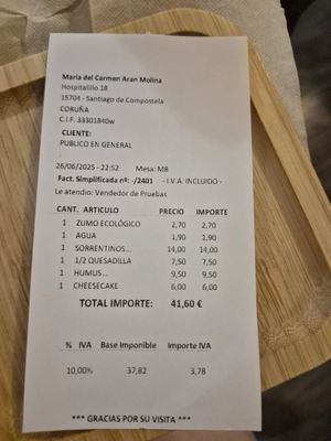 Overpriced for not very nice! at A Porta Verde in Santiago De Compostela