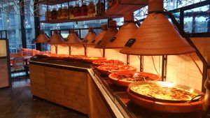 Warm buffet at Yalda - Sihlcity in Zurich