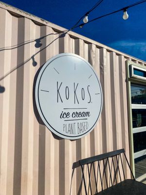 Sign at KOKOS Ice Cream (West Nash) in Nashville