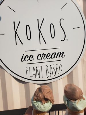 Chocolate and Mint Chip at KOKOS Ice Cream (West Nash) in Nashville
