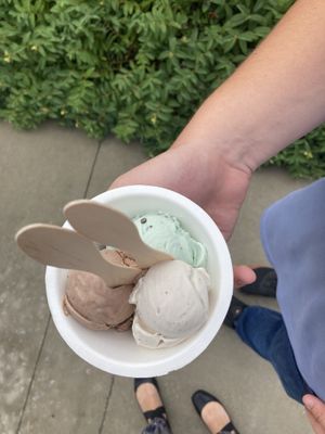 Mint, coffee, caramel  at KOKOS Ice Cream (West Nash) in Nashville