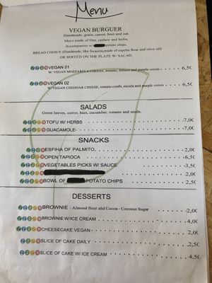 Menu 3 at Natural.mente in Portimao