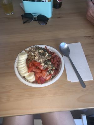 acai bowl  at Natural.mente in Portimao