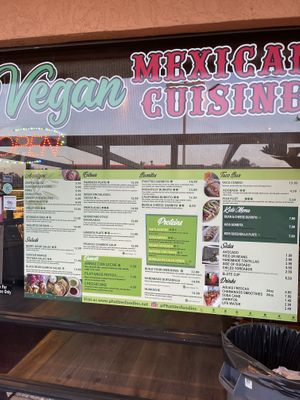 huge menu!   at Phatties in Escondido