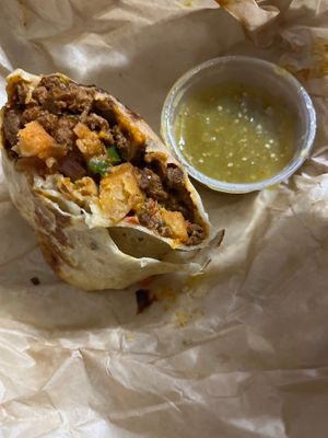 California Burrito (without Avocado) at Phatties in Escondido