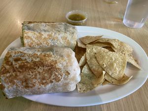 California burrito   at Phatties in Escondido