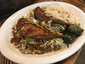 Queretaro Style Enchiladas  at Phatties in Escondido