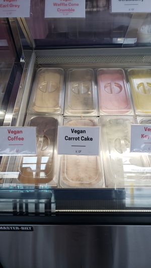 VEGAN GF CARROT CUPCAKE!! at Walia Creamery in Denver
