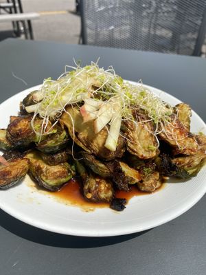 Sweet and sour Brussels sprouts appetizer  at So Radish in Arvada