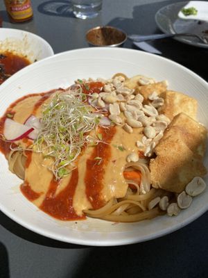 Spicy peanut tofu  at So Radish in Arvada