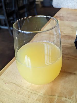 Elderflower mimosa at So Radish in Arvada