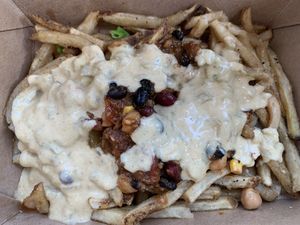 Chili cheese fries  at So Radish in Arvada