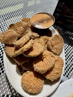 Fried pickles   at So Radish in Arvada