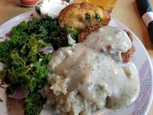 Country Fried sausage plate at So Radish in Arvada