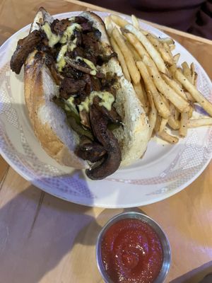 Mushroom cheesesteak   at So Radish in Arvada