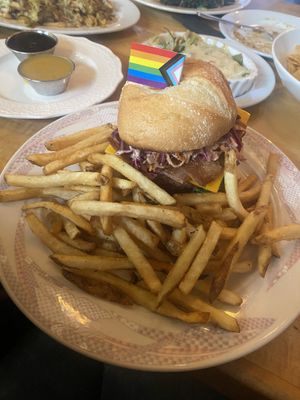 The limited pride burger ☺️  at So Radish in Arvada