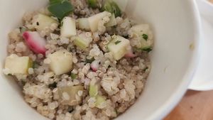 Quinoa Salad, yum! at So Radish in Arvada