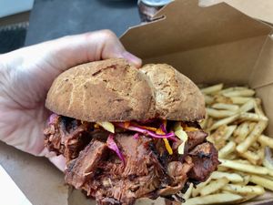 Pulled bbq jackfruit - just ok at So Radish in Arvada