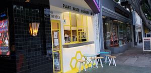 Exterior, May 2019. Small with only seating for 12 inside. at Honeybee Burger in Los Angeles