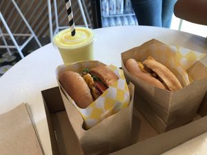 The Blossom Shake, The Queen Bee  at Honeybee Burger in Los Angeles