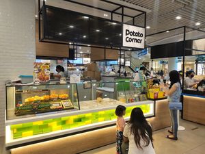 Stall front at SIN - Potato Corner - Jewel in East Singapore