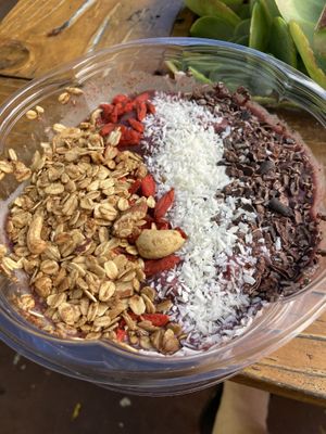 Seems to be the only place around with an Açaí bowl  at Date & Thyme - Help Yourself in Key West