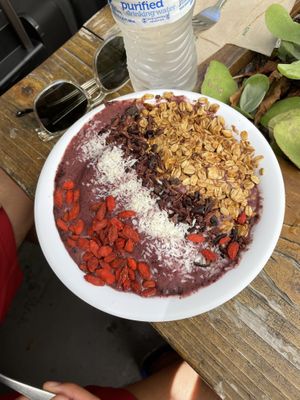 Açaí bowl - huge portion   at Date & Thyme - Help Yourself in Key West