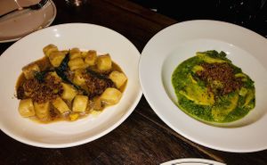 Gnocchi and anglotti at Peppe's in Bondi
