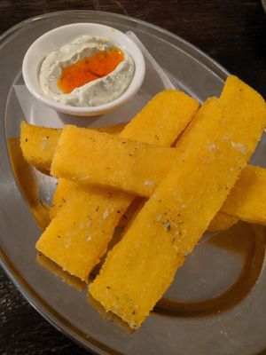 polenta chips at Peppe's in Bondi