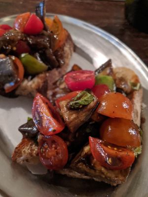 bruschetta at Peppe's in Bondi